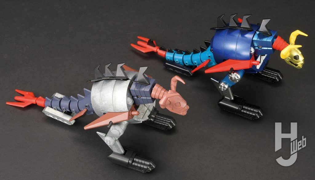 超合金 大空魔竜　テストショット　比較