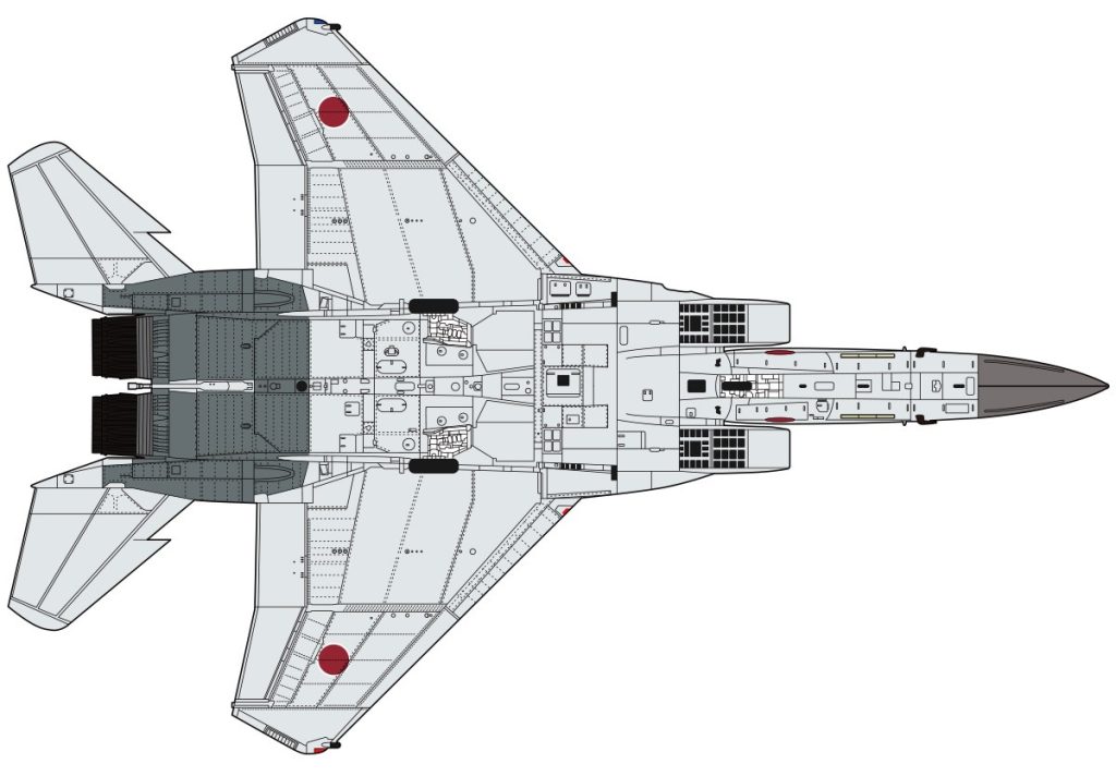 F-15戦闘機　第303飛行隊　小松基地　2022　下面