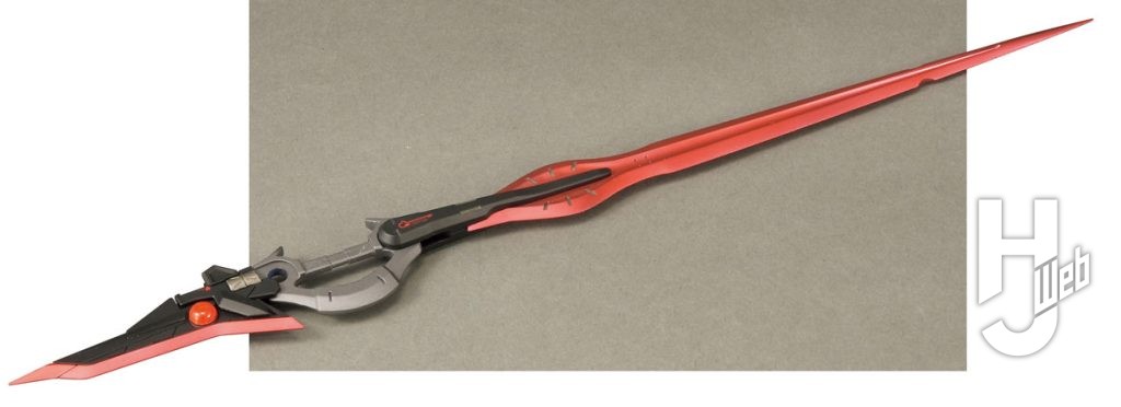 荷電式戦術双刃剣は片側の刃を短くし、剣として装備できるようにした