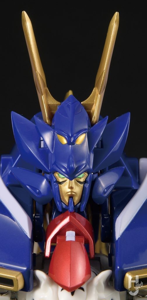 超合金魂 GX-119 龍虎王　ヘッド　拡大