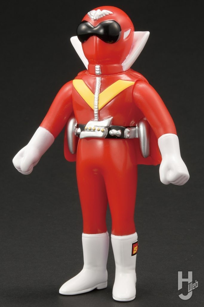 「バイナルアーカイブスプロジェクト」シリーズ　ポピー復刻版せいぞろい秘密戦隊ゴレンジャーハリケーンセットのアカレンジャーの画像