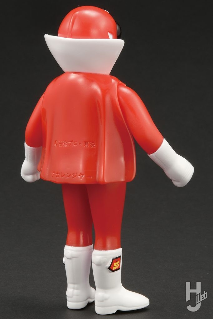 「バイナルアーカイブスプロジェクト」シリーズ　ポピー復刻版せいぞろい秘密戦隊ゴレンジャーハリケーンセットのアカレンジャーの背面画像