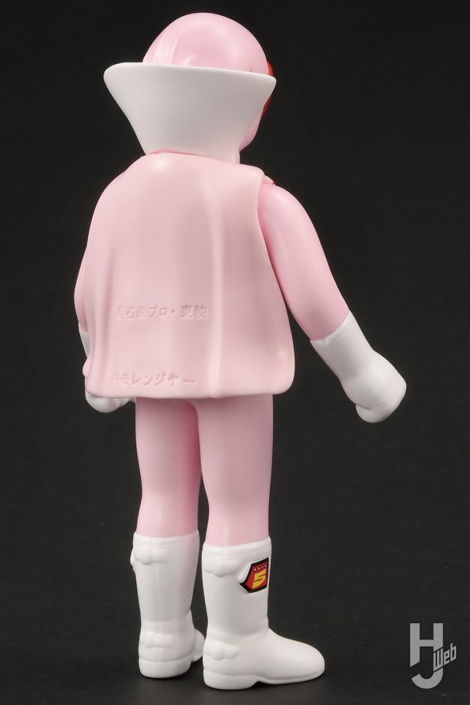 「バイナルアーカイブスプロジェクト」シリーズ　ポピー復刻版せいぞろい秘密戦隊ゴレンジャーハリケーンセットのモモレンジャーの背面画像