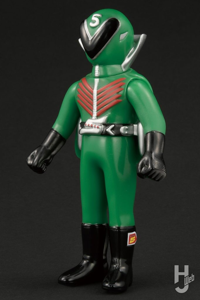 「バイナルアーカイブスプロジェクト」シリーズ　ポピー復刻版せいぞろい秘密戦隊ゴレンジャーハリケーンセットのミドレンジャーの画像