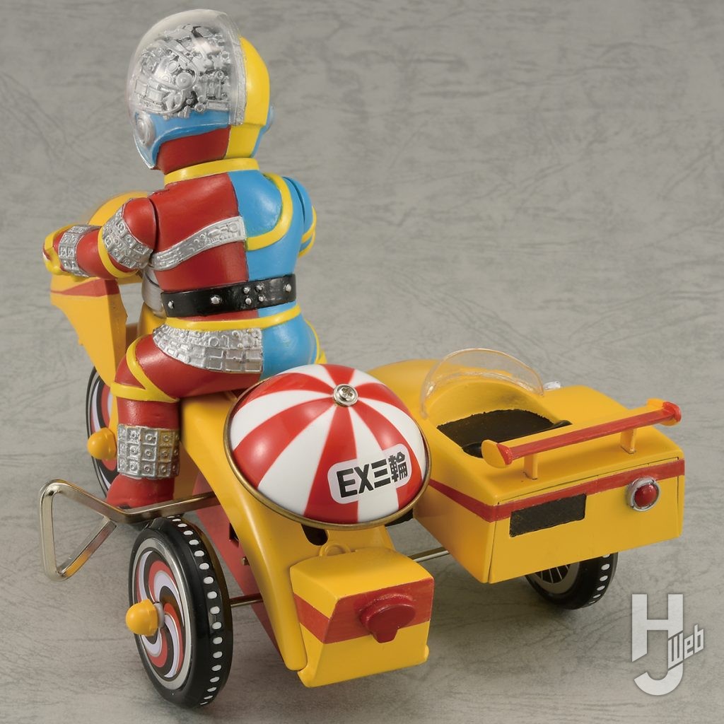 EX三輪車「人造人間キカイダー」シリーズ　キカイダーの背面の画像