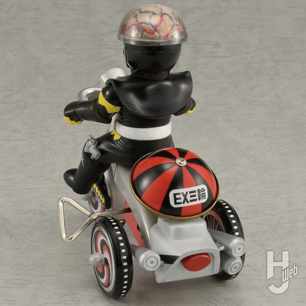 EX三輪車「人造人間キカイダー」シリーズ　ハカイダーの背面の画像