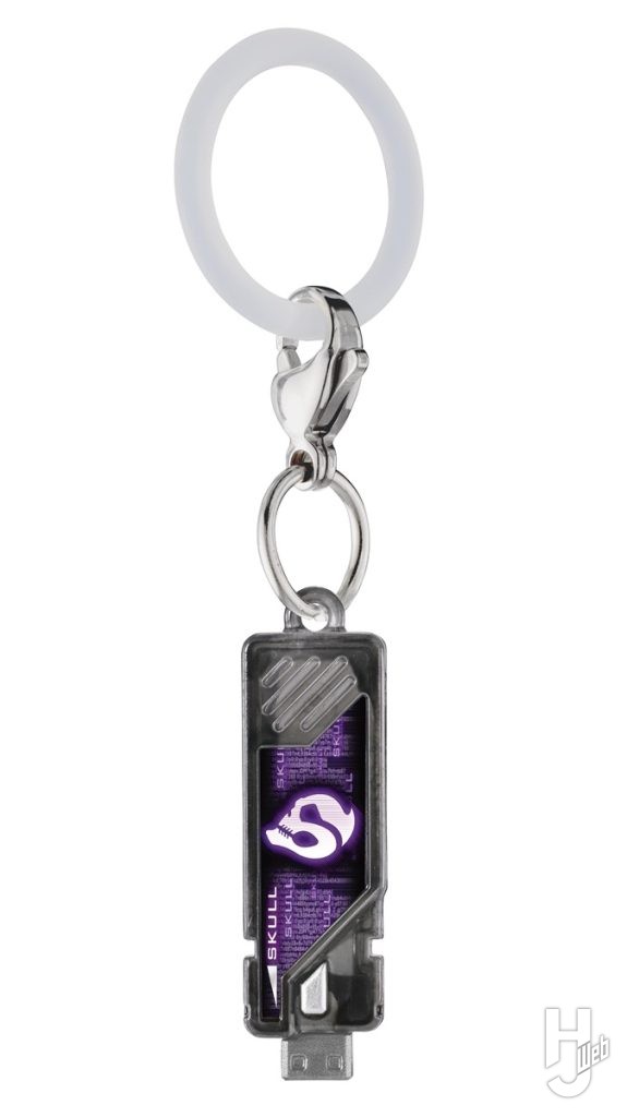 仮面ライダーシリーズ めじるしアクセサリー4のスカルメモリの画像