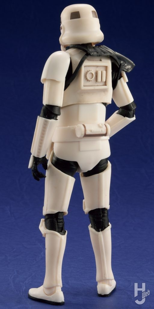 スター・ウォーズ ブラックシリーズのインペリアル・レムナント ストームトルーパー（ポールドロン付）の背面の画像