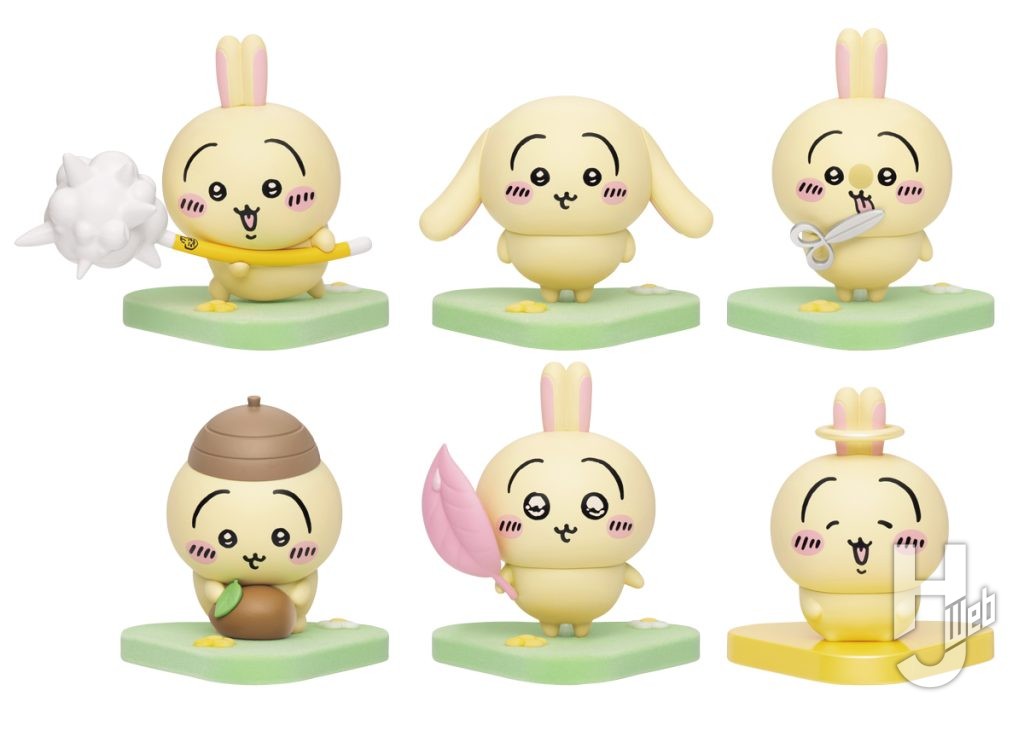 ちいかわうさぎだらけフィギュアのラインナップの画像