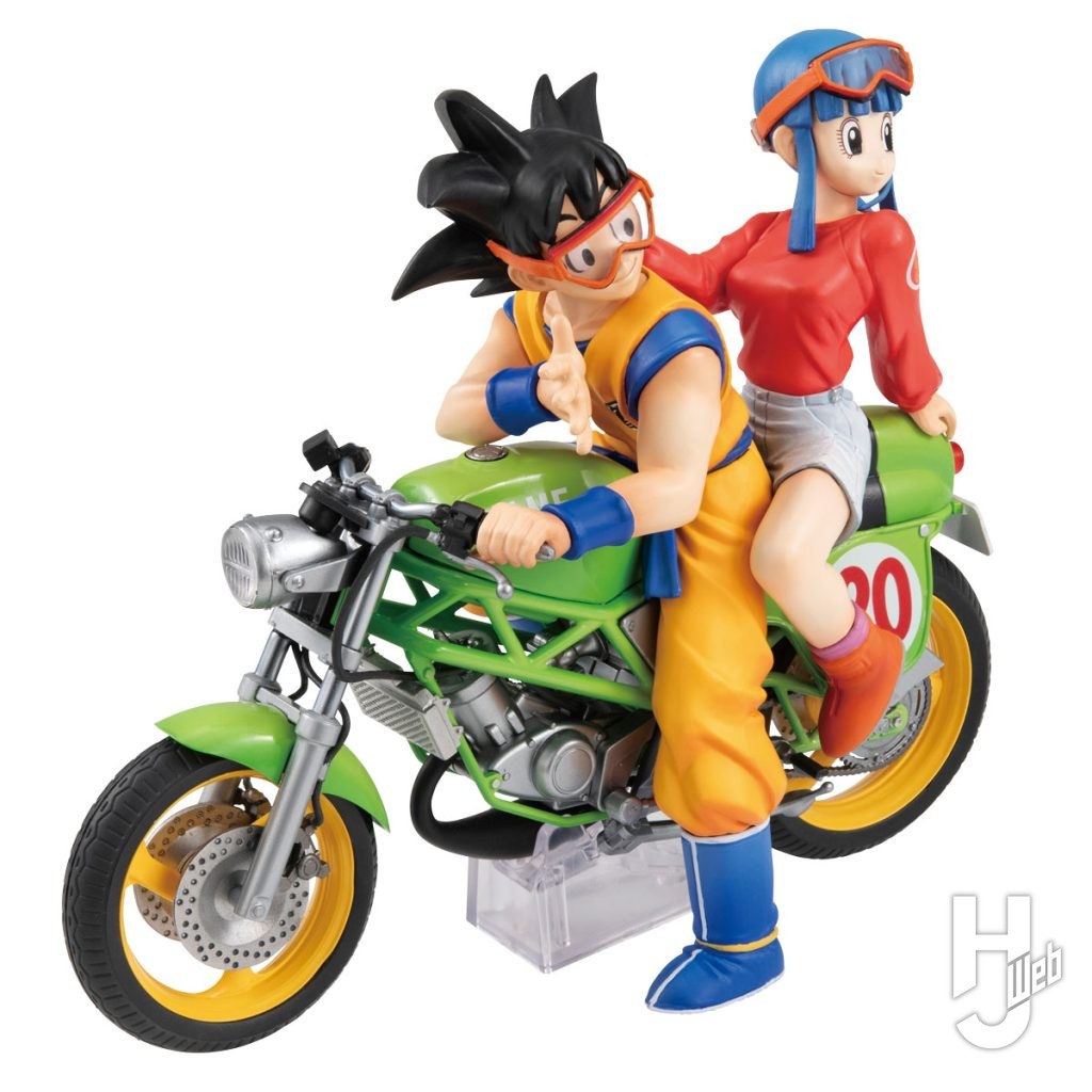 孫悟空とチチのフィギュアの全体画像