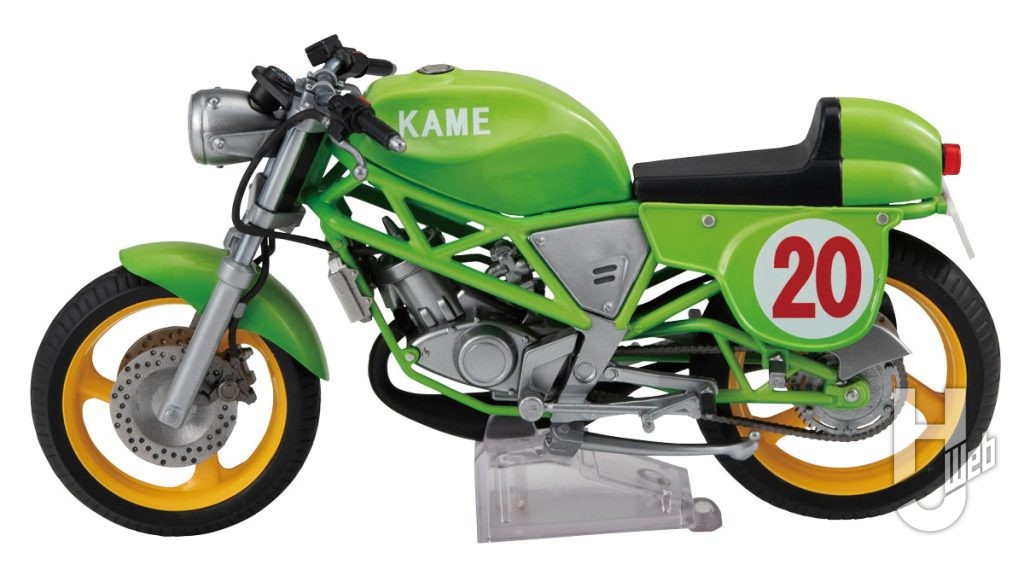 孫悟空とチチのフィギュアのバイクの全体画像
