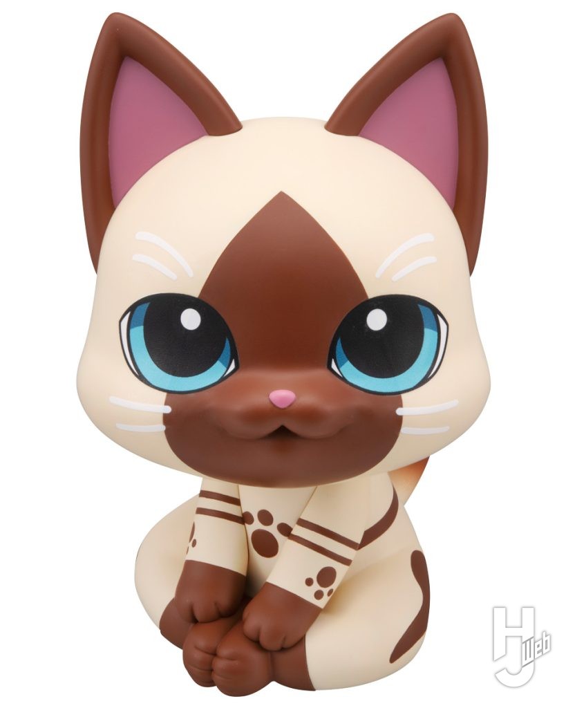 アイルーのデフォルメフィギュアの全体画像