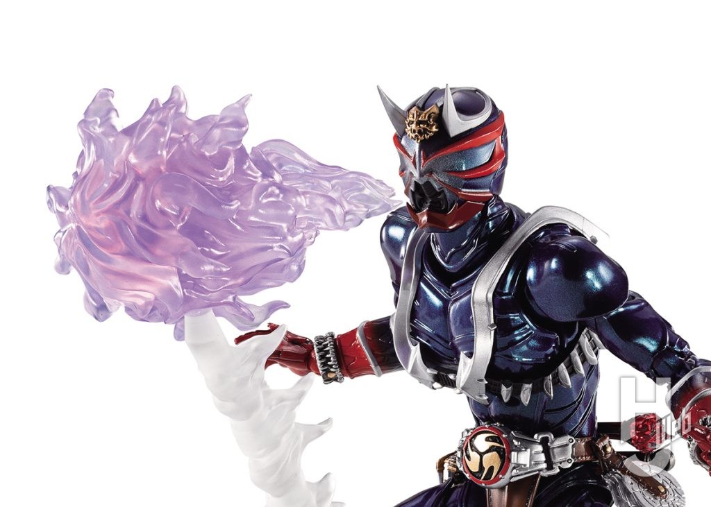 仮面ライダー響鬼の可動フィギュアのオプションパーツセットのイメージ画像その1