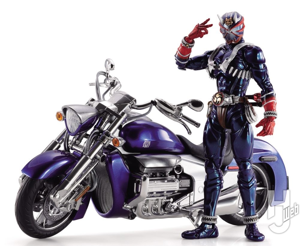 仮面ライダー響鬼の可動フィギュアのオプションパーツセットのメイン画像