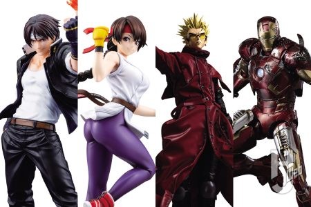 『KOF』「草薙京」と「ユリ･サカザキ」がスケールフィギュア化！『トライガン』ヴァッシュ・ザ・スタンピード、『インフィニティ・サーガ』アイアンマンが可動フィギュアに【フィギュア最新情報】