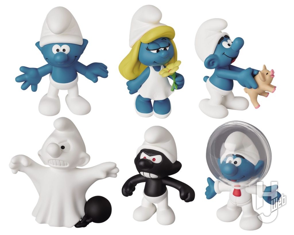 スマーフのフィギュアの画像