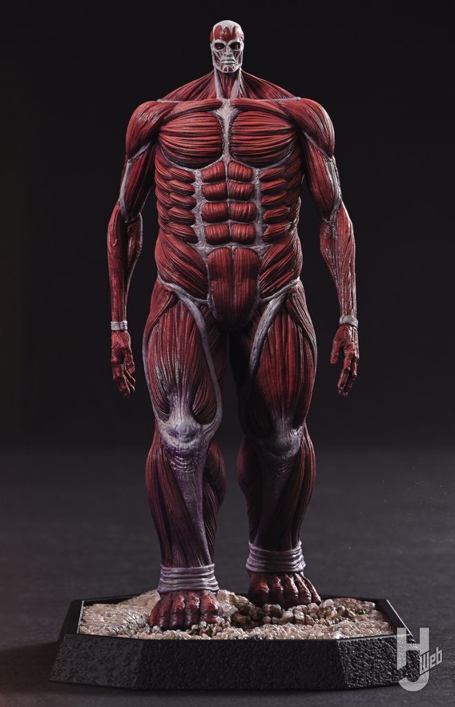 壁の巨人のミニチュアスタチューの画像