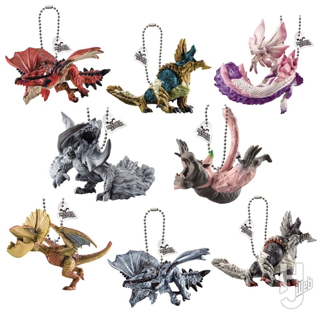 モンスターハンターのマスコットチャームの画像