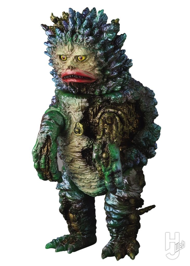 ガラモンのソフビフィギュアの画像