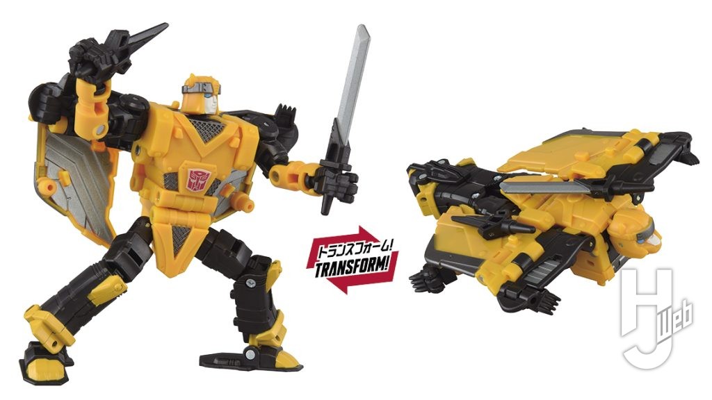 バンブルビーの変形フィギュアの画像