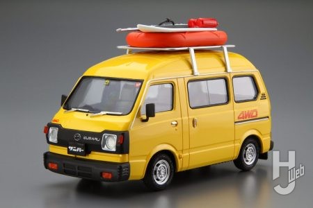 【2026年8月新製品】青島文化教材社「1/24 スバル K88 サンバー ハイルーフ4WD ’80」
