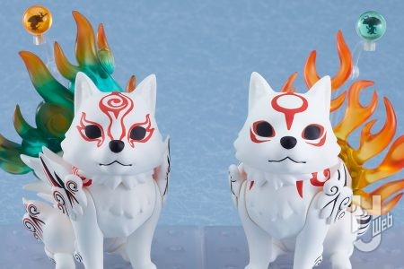 大人気ネイチャーアドベンチャーゲーム『大神』より、「アマテラス」「白野威」のねんどろいどが再販決定！