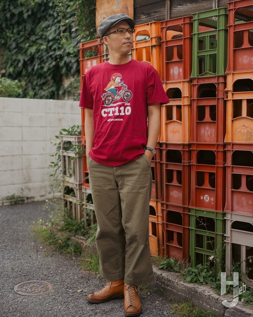 CT110のTシャツの着用の画像その2