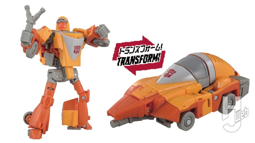 オートボットウィーリーの変形フィギュアの画像