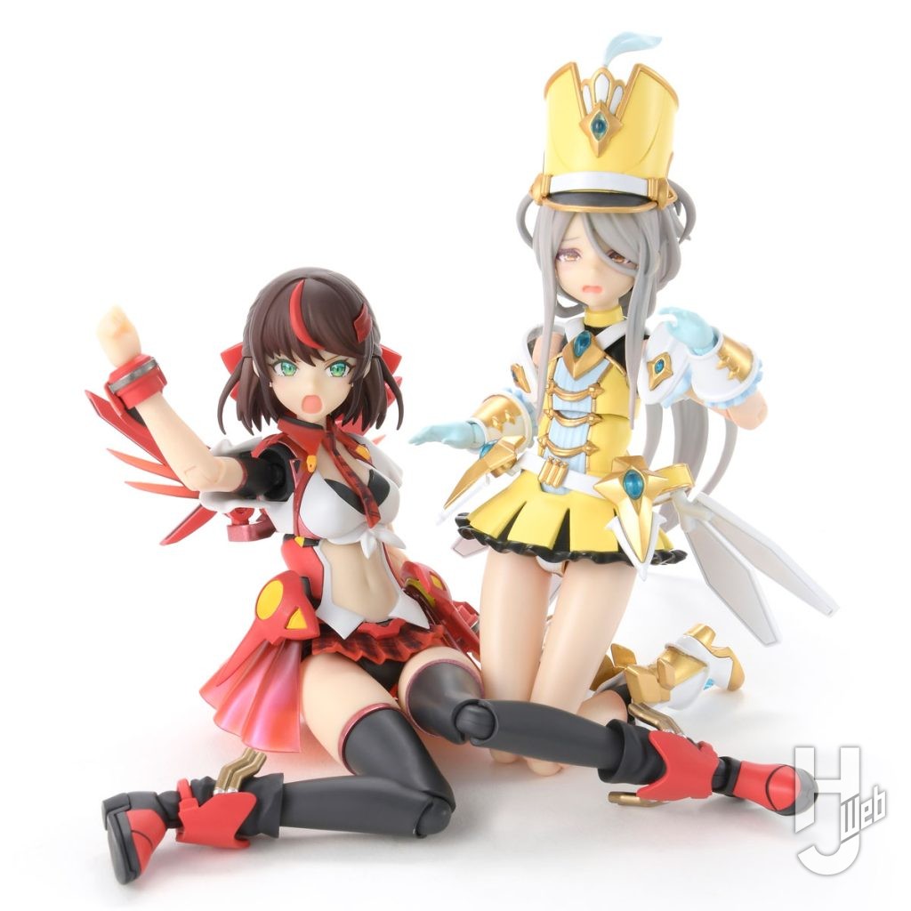 リサ＝キャスターとアイリス＝ブルックナーのプラモデルの全体画像その2