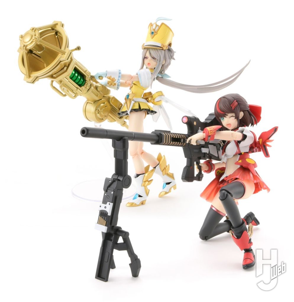 リサ＝キャスターとアイリス＝ブルックナーのプラモデルの全体画像その3