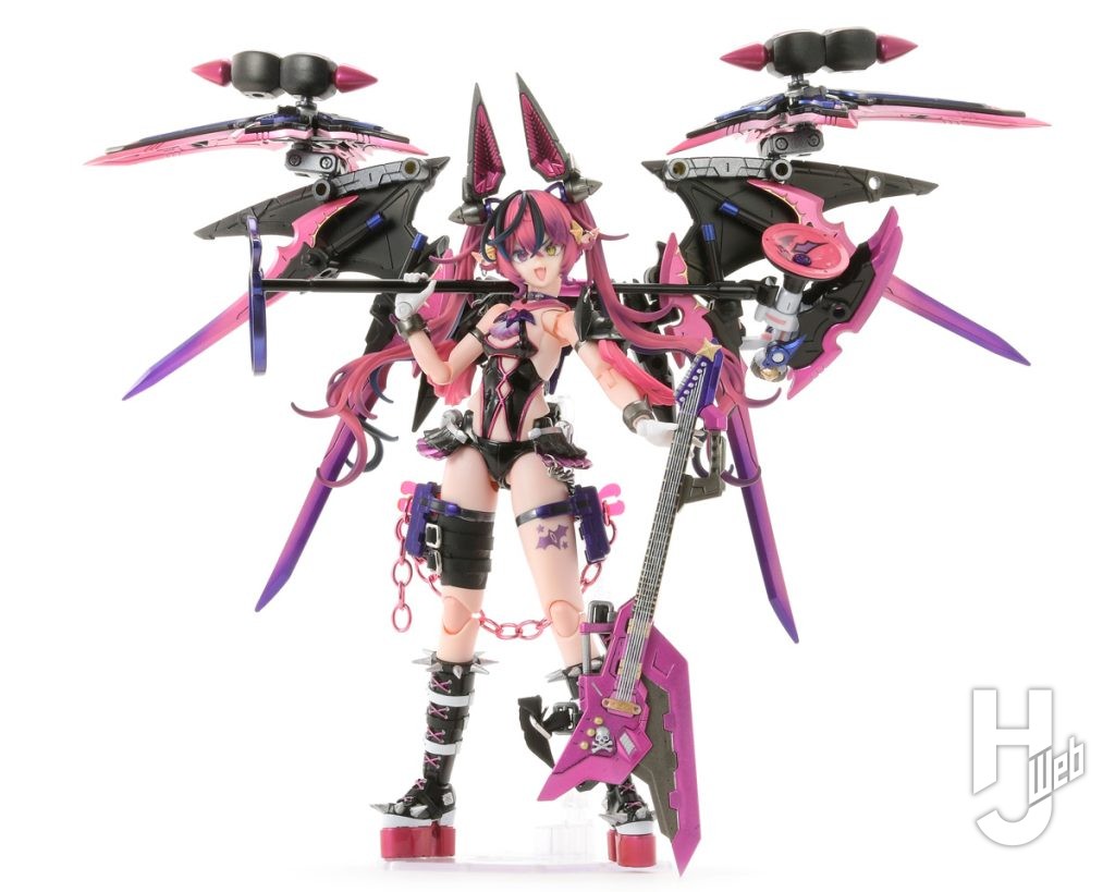 メガミデバイスレイダーのプラモデルの全体画像その1
