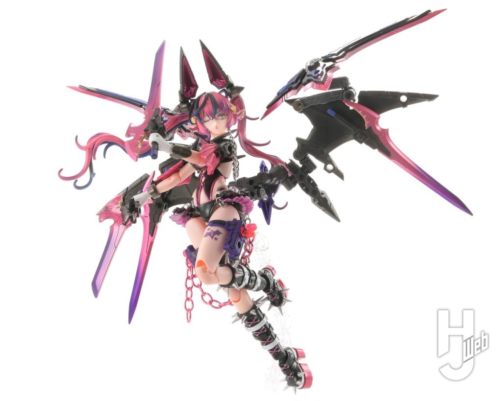 メガミデバイスレイダーのプラモデルの全体画像その3
