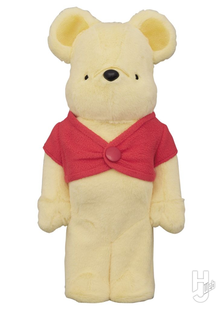原作版プーさんのベアブリックの画像