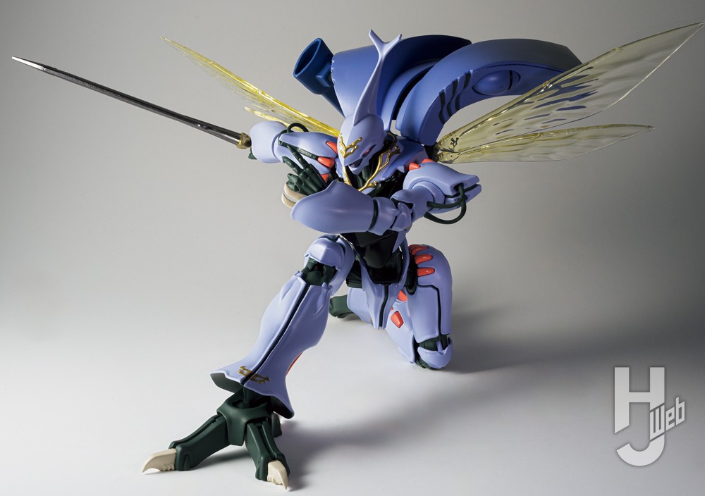 「ROBOT魂<SIDE-AB>-ダンバイン-(H.D.)」アクションポージング例