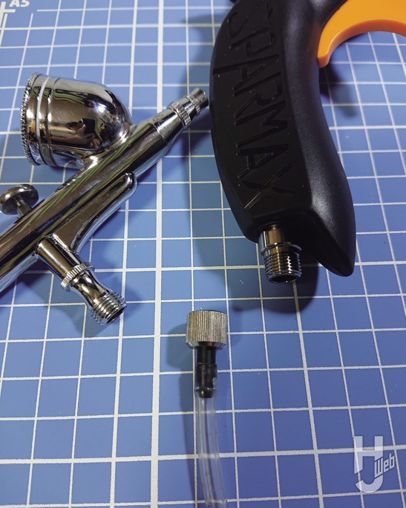 カートリッジ式エアブラシの準備の画像その2