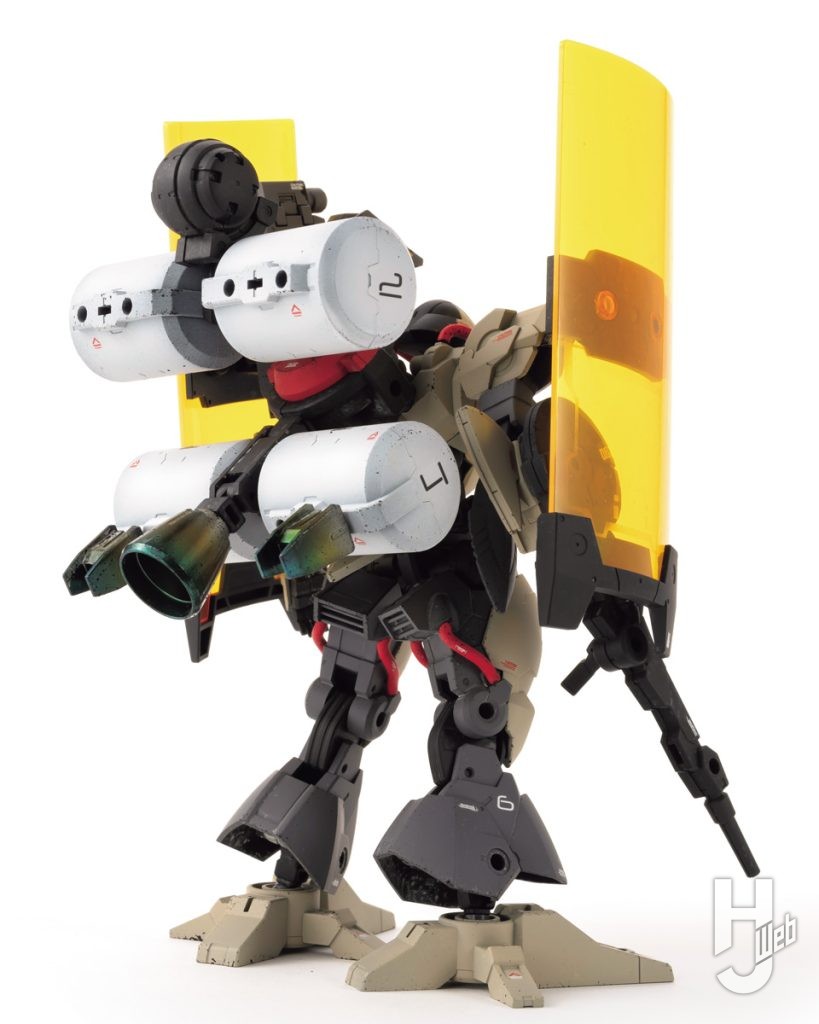 ヴェルデノヴァスカベンジャー仕様のプラモデルの後ろ姿の画像