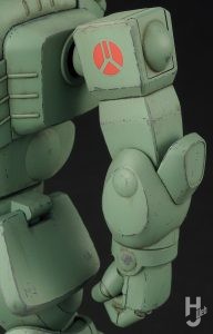 ウェーブ　1/35スケール　ファッティ―　左肩マーキング