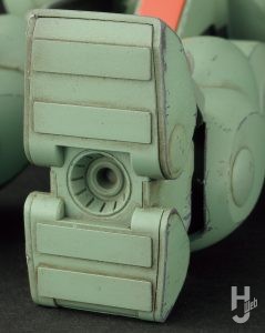 ウェーブ　1/35スケール　ファッティ―　足の裏拡大