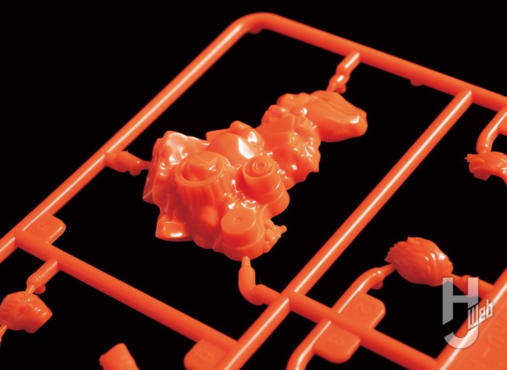 PLAMAX ラビドリードッグ 付属キリコフィギュア 台座ランナー拡大