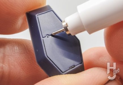 林哲平製作「PLAMAX ブラッドサッカー」製作中途スミ入れ