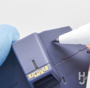 林哲平製作「PLAMAX ブラッドサッカー」製作中途Mr.スーパースムースクリアーつや消しゴミリタッチ