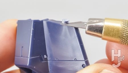 林哲平製作「PLAMAX ブラッドサッカー」製作中途ゲート処理