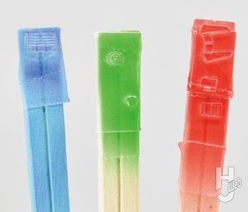 林哲平製作「PLAMAX ブラッドサッカー」製作中途クリアーパーツ塗装