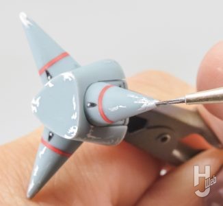 林哲平製作「PLAMAX ブラッドサッカー」製作中途ターンピック