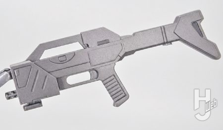 林哲平製作「PLAMAX ブラッドサッカー」製作中途ヘビィマシンガン