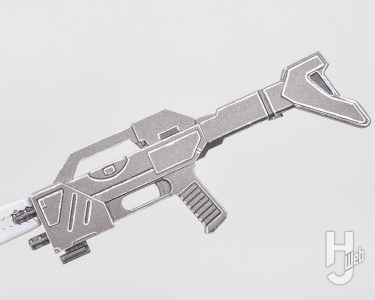 林哲平製作「PLAMAX ブラッドサッカー」製作中途ヘビィマシンガン2