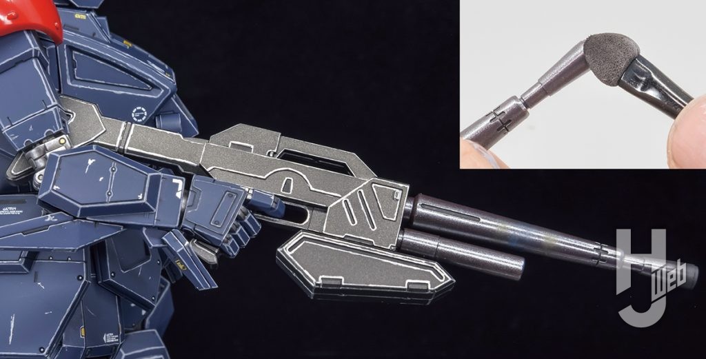 林哲平製作「PLAMAX ブラッドサッカー」銃アップ