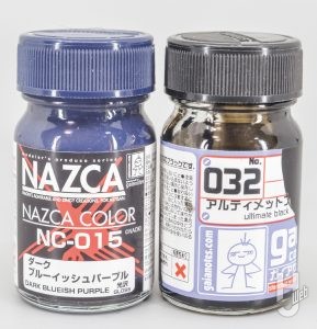 ガイアカラーのダークブルーイッシュパープルにアルティメットブラック