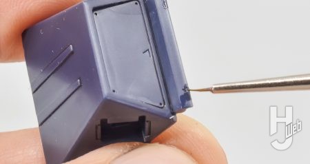 林哲平製作「PLAMAX ブラッドサッカー」製作中途ゲート処理6