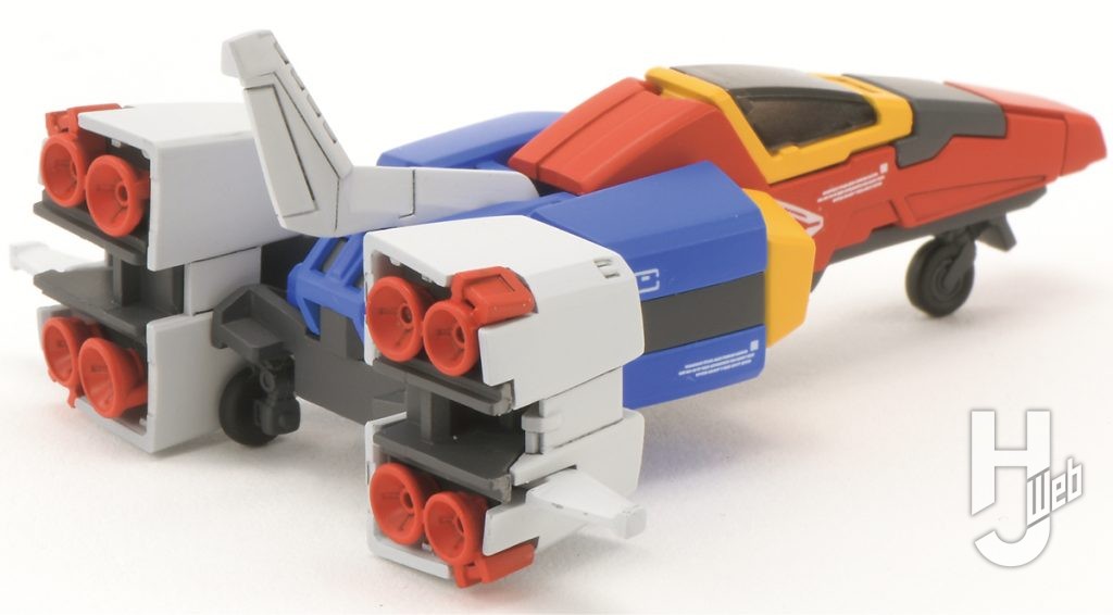 哀川和彦製作「MG フルアーマーZZガンダム Ver.Ka」ネオ・コア・ファイターリア寄り